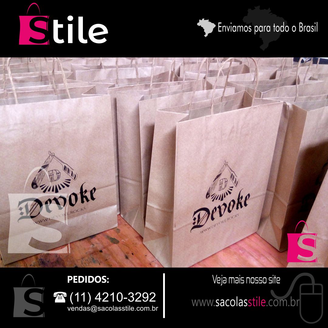 Stile Sacolas Personalizadas - Foto 2