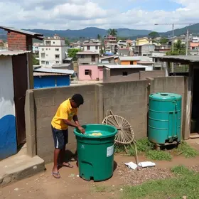 saneamento em favelas