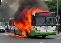 incêndio ônibus Guarapiranga