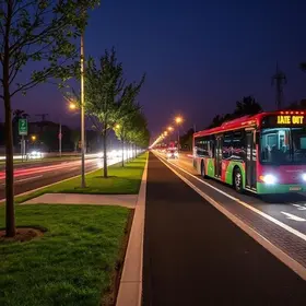 corredor de ônibus