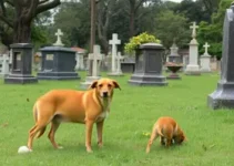 animais encontram refúgio em cemitérios de São Paulo