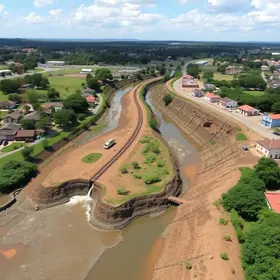 garantia federal de R$ 156,2 mi obras de drenagem
