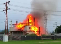 falha em subestação de energia