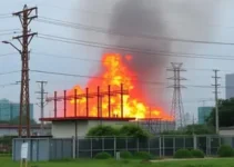 falha em subestação de energia