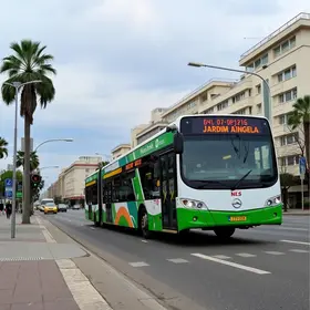 itinerário de ônibus no Jardim Ângela
