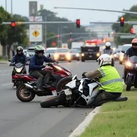 mortes de motociclistas em São Paulo