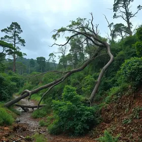 tempestade São Paulo quedas de árvore desabamentos alagamentos