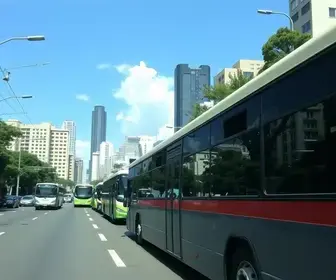 frota de ônibus em São Paulo