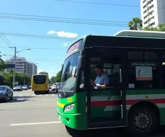 ônibus em São Paulo na eleição